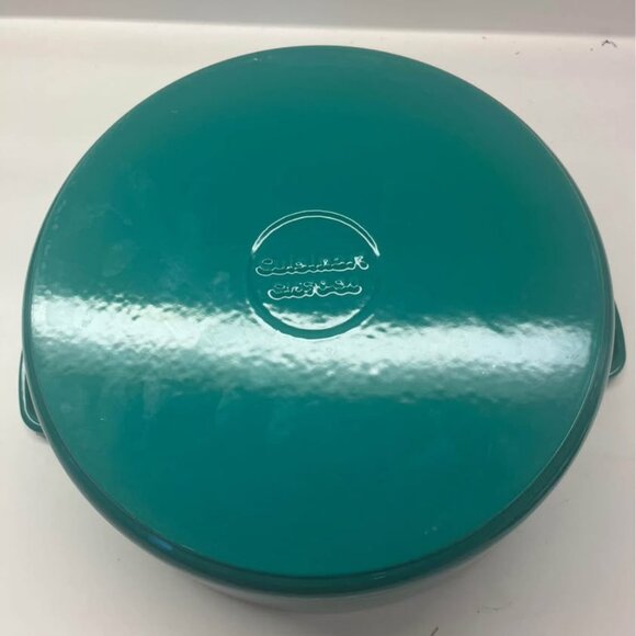 Cuisinart Dutch Oven Casserole Dish Cast Iron Teal 7 Quart - Picture 4 of 7